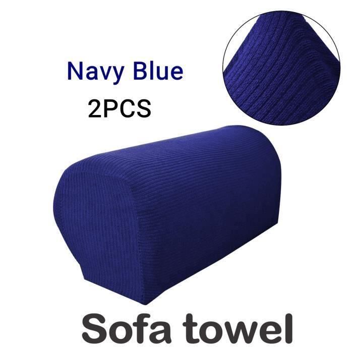CCYKXA Couvertures d'accoudoir de Chaise de Bureau, Extensible Polyester Chaise de Bureau de Protection Couvre soulage Les Coudes plaintes Chaise de Bureau Housse d'accoudoir(longueur-40cm) (Noir