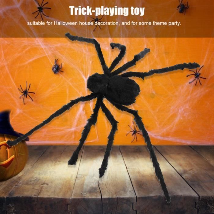 xiaxaixu Araignée Peluche Animal Mignon Araignée Peluche Câlin Ami Doux Cadeau de Poupée d'Halloween pour les Enfants Adultes