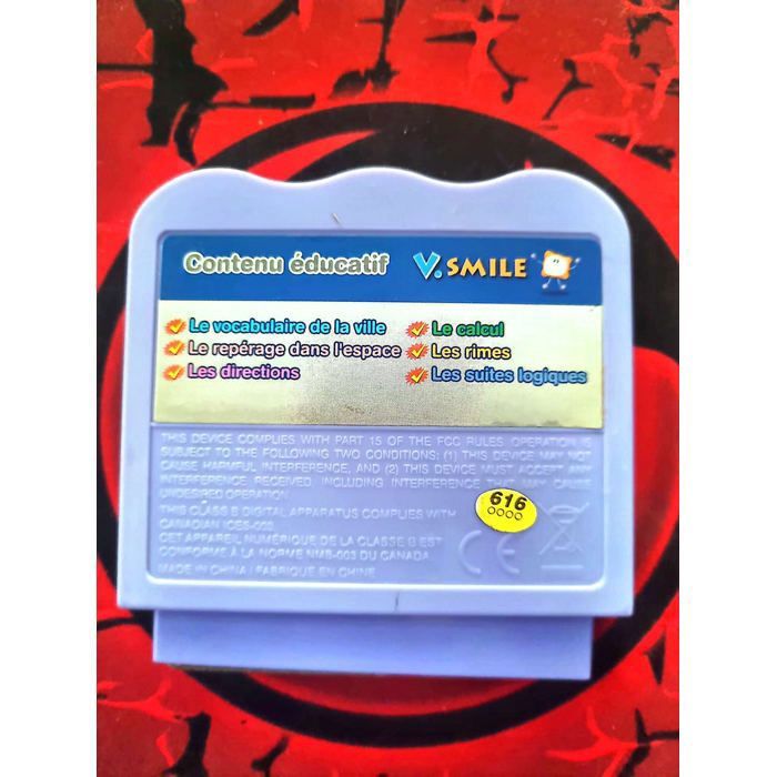 V.Smile - Jeu éducatif Oui Oui - Dès 3 Ans - Apprendre Chiffres, Couleurs, Formes, Rythmes - Cartouche Pour Console V.Smile