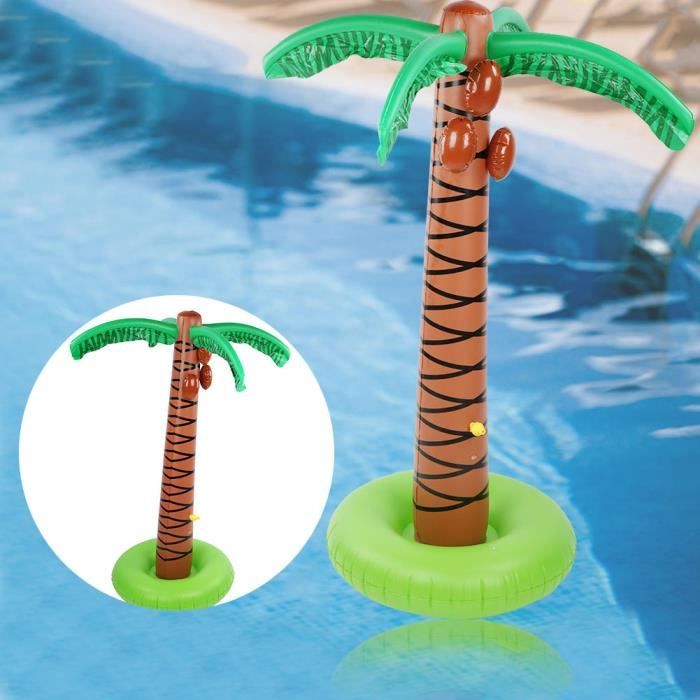 6 Palmiers Gonflables 90cm - Décoration Fête été Ambiance Tropicale
