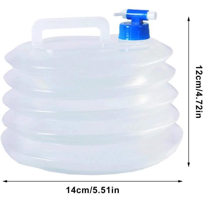 Bidon d'eau Pliable5L - 10L - 15L Réservoir d'eau en Plastique