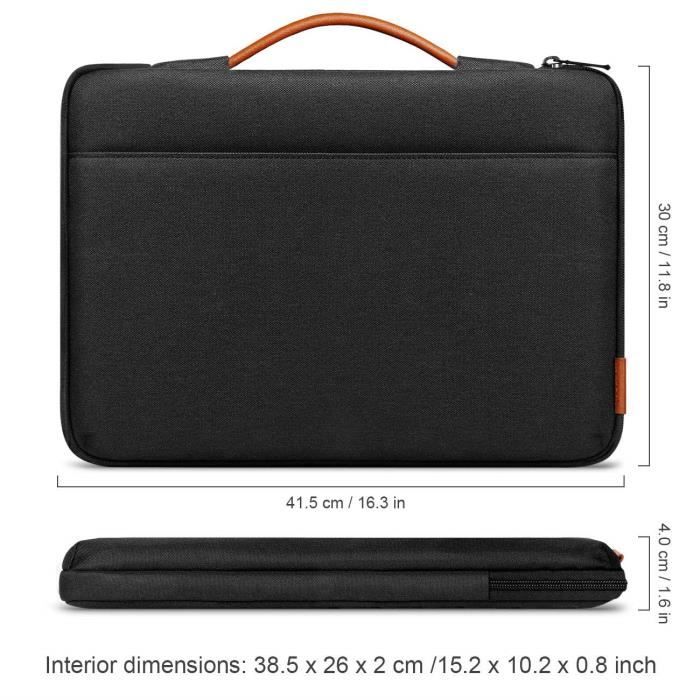 Housse PC Portable Inateck 15.6 Pouces Housse pour Ordinateur Portable, Sac  à Main TSA 180°