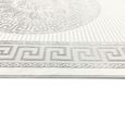 Tapis design de salon oriental avec ornement élégant en gris et anthracite Größe - 80 x 300 cm-2