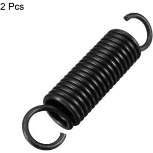 Lot De 20 Ressorts De Traction 45mm Avec Crochets - Fil 1,1mm, Diamètre 8mm, Force 3,2kg - Idéal Bricolage, Modélisme