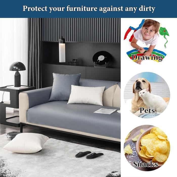 Housse De Canapé Imperméable Pour Animaux - Protection Meubles Chien Chat - 76x177cm