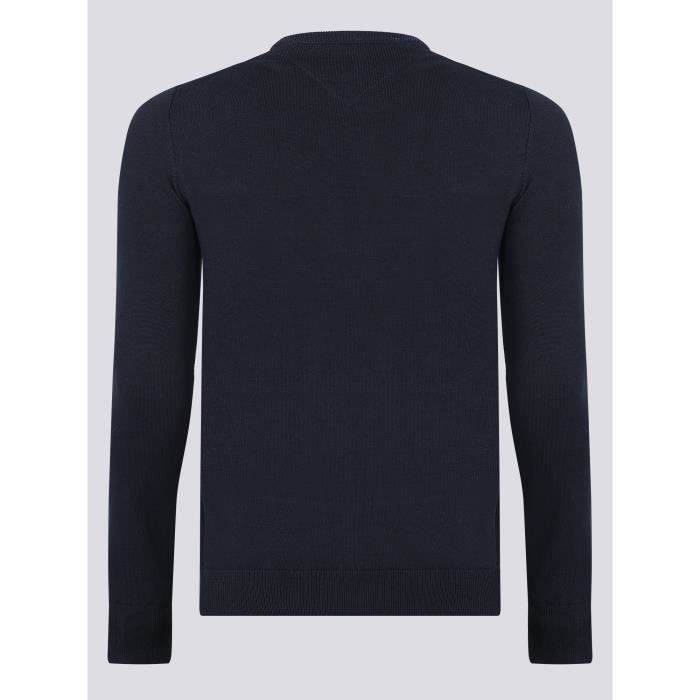 Tommy Hilfiger Pull à col rond en pur coton pour homme Bleu ref.1124734 -  Joli Closet