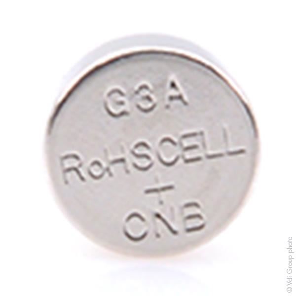 Pile bouton alcaline blister LR41 NX - 0% Hg 1.5V 36mAh