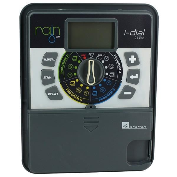 Programador De Riego Rain C-Dial De 6 Estaciones – Temporizador Automático Para Jardín, 24VAC