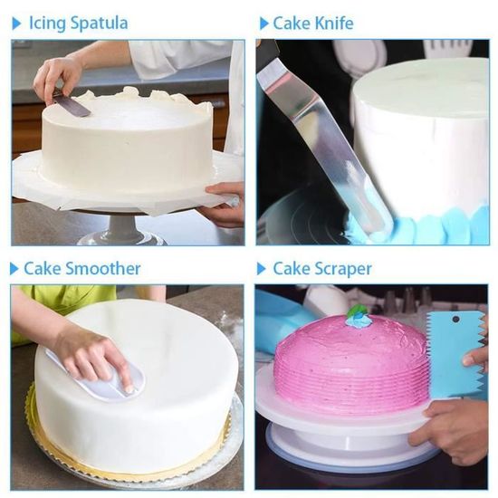 Maison Autres A Faire Soi Meme Bord Droit Grattoir Fondant Icing 90 Plus Lisse Gateau Decoration Outils