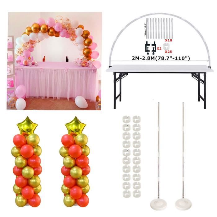 Arc de Table réglable pour Support de ballons, kit de Support pour colonne,  décor de fête