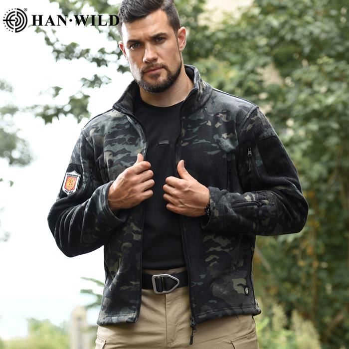 Couleur Multicam taille S 50 60kg veste polaire militaire tactique