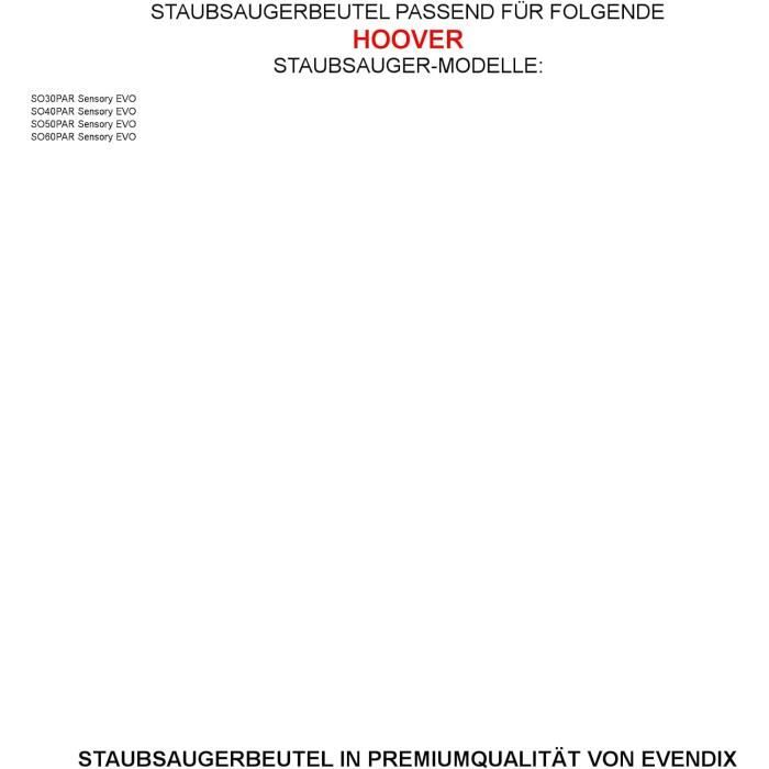 Aspirateur hoover on sale so30par