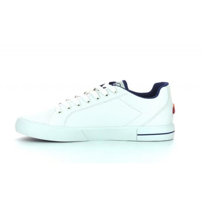 Basket basse Toile Homme Blanc Blanc Cdiscount Chaussures