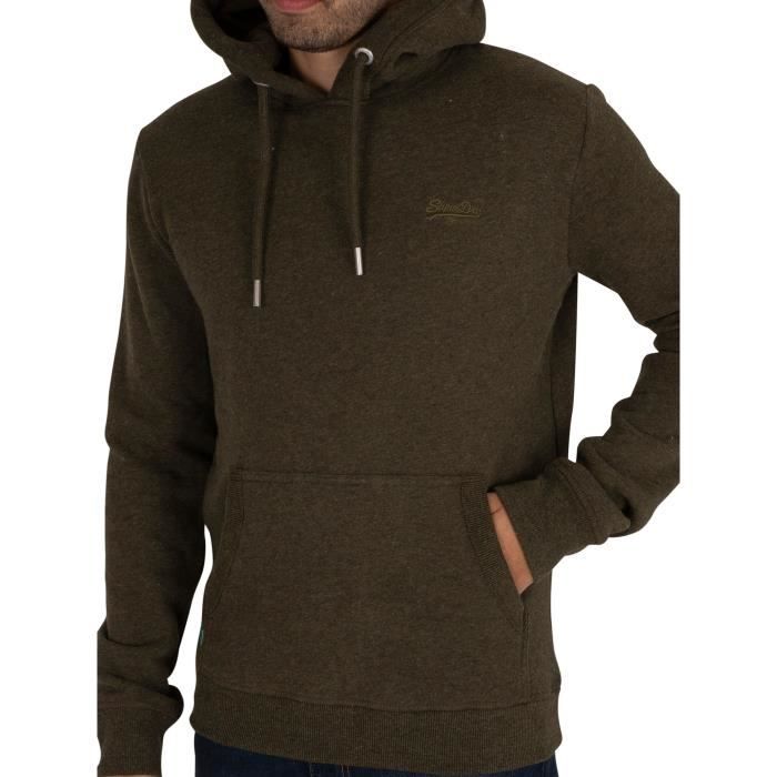 Sweat Superdry Pour homme Manches longues Vert Col capuche Vert Cdiscount Pret a Porter