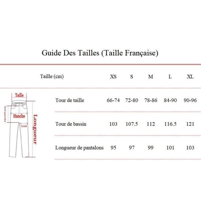 Taille pantalon homme sales
