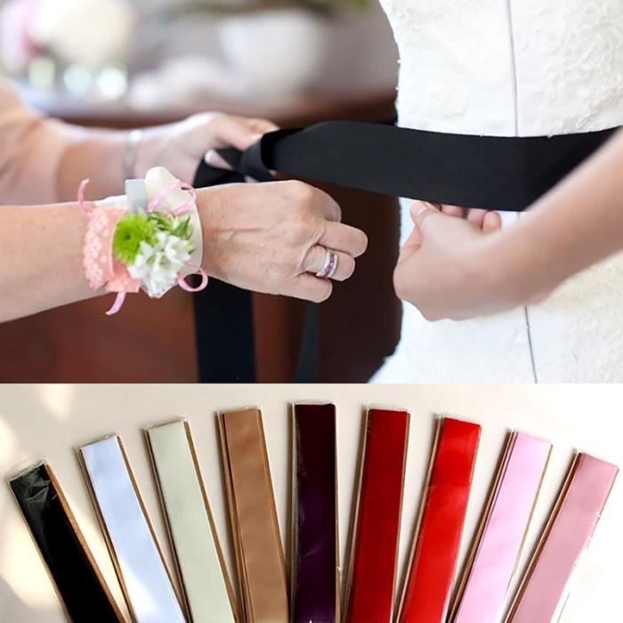 Ceinture ruban mariage clearance