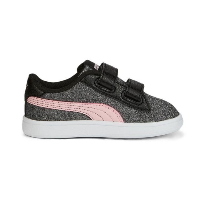 Basket puma noir rose top