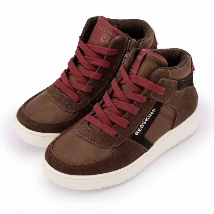 Basket montante wk19078 lavil kid t28 au 34 Enfant REDSKINS Marron