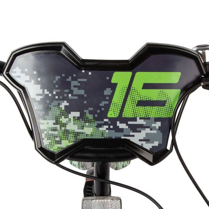 Huffy Star Wars Grogu – Vélo Enfant 30,5 Cm (12 Pouces) – Noir Et Vert – Dès 3 Ans – Officiel The Mandalorian
