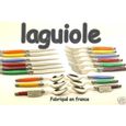  Ménagère 24 pièces 'laguiole' manches couleurs Fabrique en france -0