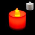 24pcs Bougie LED Rouge Fonctionne Vacillante Lumière Pour La Décoration Fête De Noël Mariage-0