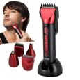 Nouvelle 5in1 imperméable à l'eau rechargeables barbe coupe-cheveux Kit tondeuse outils rasoir électrique rasoir oreille-0