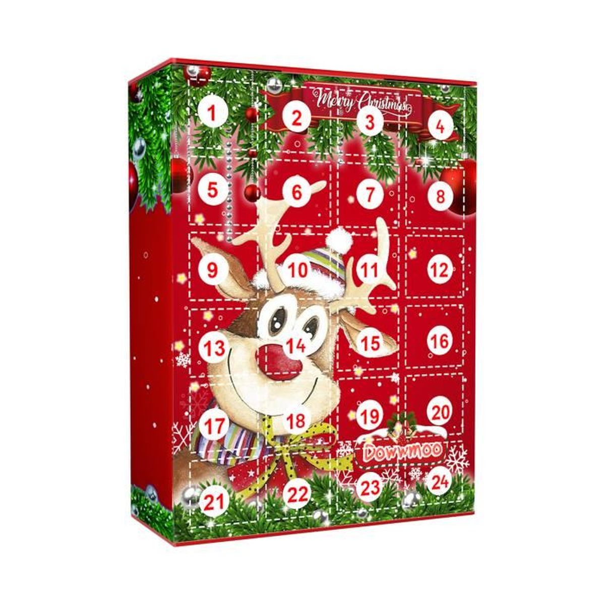 Calendrier de l'Avent de Noël à suspendre pour 24 jours Pendentifs