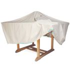 OVIALA Housse de table de jardin 170 x 110 cm taupe