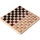 Jeu de dames en bois - ENGELHART - 29x29 cm - Intérieur - Mixte - 2 joueurs ou plus