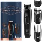 Tondeuse à Barbe King C. Gillette Avec 3 Sabots - Rechargeable, Sans Fil, Neuf Dans Sa Boîte