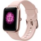 SOLEIL DE DIOGENES Montre Connectée Homme Femme, Smartwatch Compatible Xiaomi Android iOS Podomètre Montre Sport Cardiofrequencemetre IP68 GPS,rose