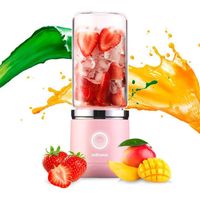 Blender Portable Edihome - Mini mixeur - Blender Smoothie - Fruits et Legumes - Blanc - 67 Watts