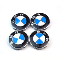 Zacharia 4pcs 68mm Car Tyre Centre Wheel Cover Décoration de voiture pour Hubcaps BMW X5 X6 M3 M5 M6 E36 E39 E46 E60 E90 E91 Accesso