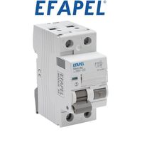Efapel - Interrupteur différentiel 2 pôles 300mA AC 40A