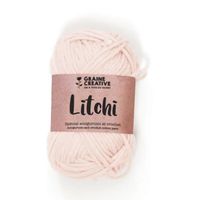 Fil de coton spécial crochet et amigurumi 55 m - rose clair
