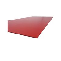Plaque PVC expansé couleur - L: 100 cm - l: 100 cm - E: 3 mm - Rouge