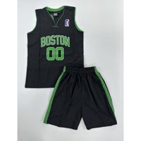 BOSTON - Ensemble Basket junior - noir - 10 ans - Noir - Maillot basketball junior