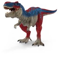 Figurine T-Rex bleu avec détails réalistes et mâchoire mobile, Tyrannosaure Rex, jouet dinosaure inspirant l'imagination pour enfants dès 4 ans, vert, schleich 72155 DINOSAURS