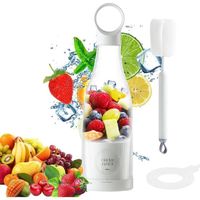 Mélangeur Portable, 450Ml Blender Smoothie Fresh Juice Avec Usb Rechargeable, Mini Mixeur Bottle Multifonctionnel Personal Bl[H1311]