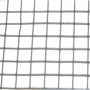 CLÔTURE - GRILLAGE Grillage pour animaux soudé gris, H.0.5 x L.10 m, maille H.12 x l.12.7 mm