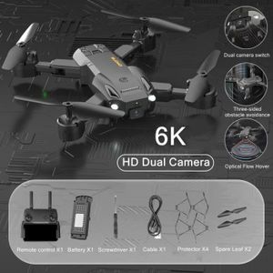 DRONE 6K Double BK 1B - Drone Professionnel avec Caméra 