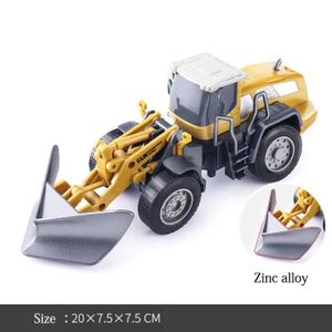 VOITURE - CAMION Bulldozer - For8.5-Camion de Construction Moulé Sous Pression pour Garçon et Enfant, Modèle de Tracteur, Joue