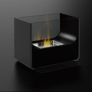 16/ cm avec 1liter Bio /éthanol Luxe Table Chemin/ée//Verre Chemin/ée env feu de table pour une ambiance chaleureuse