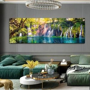 ZGmaxCL DIY Diamond Painting Kit 5D Quadri Grandi Dimensioni Oceano e Persone Pittura Diamante Soggiorno Quadri Camera da Letto 100x50cm