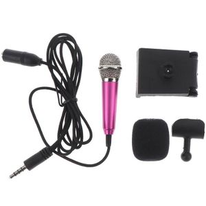 Mini Micro 4 Pièces Petit Asmr Filaire Portable Filaire en MéTal  Condensateur Vocal Karaoke Micro avec 4 Supports Microphone p[31] -  Cdiscount TV Son Photo