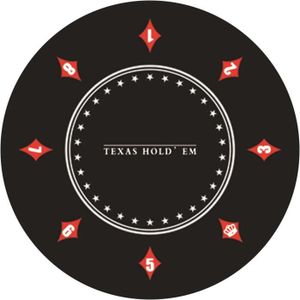TAPIS DE JEU DE CARTE Tapis De Poker Texas Hold'Em Pliable Portable 60-8