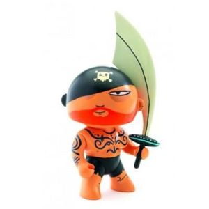 FIGURINE - PERSONNAGE Figurine Arty Toys - DJECO - Tatoo - Pirate - Orange - Intérieur