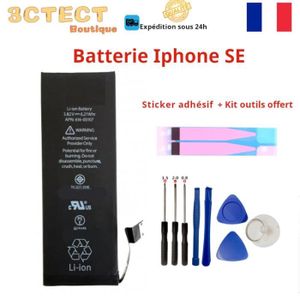 Batterie téléphone BATTERIE COMPATIBLE AVEC IPHONE SE AVEC STICKER AD