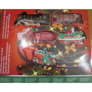 VILLAGE - MANÈGE Train pour sapin de Noel électrique 89  cm