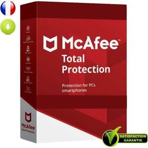 ANTIVIRUS McAfee Total Protection 2023 5 Ans 1 PC